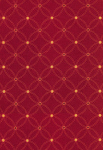 Schumacher Fabric Nexus Embroidery Persimmon 62253