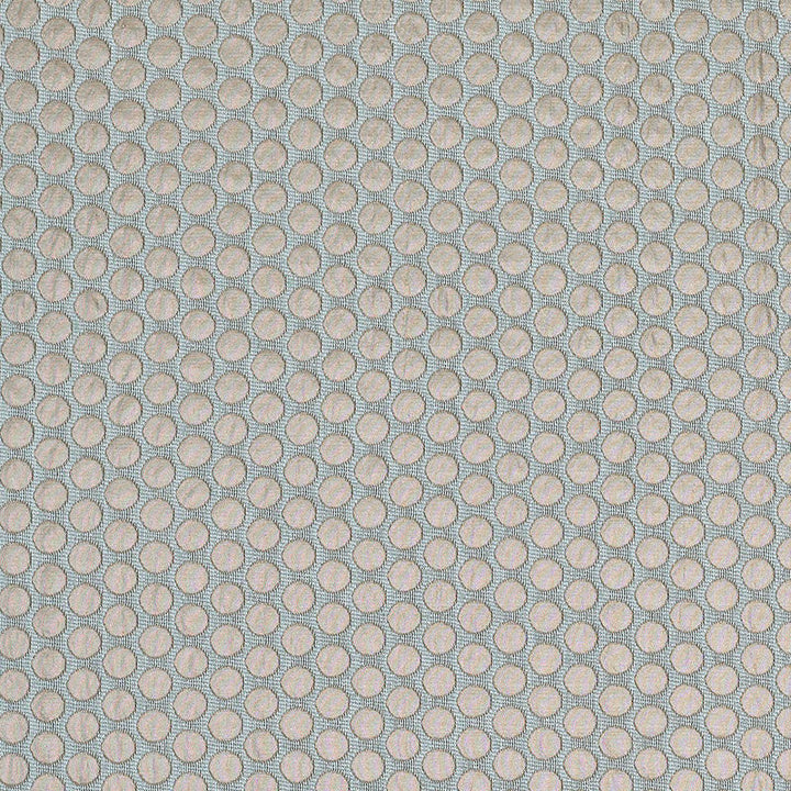 Sprinkle Aqua 62273 by Schumacher Designer Fabric MODERN GLAMOUR COTTON 57% SILK 43% INDIA </p><p>Repeat: Horizontal: 5/8" (2CM) and Vertical: 5/8" (2CM) 54 - Swanky Fabrics -