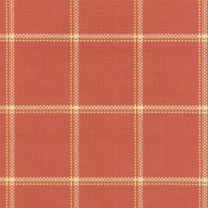 Schumacher Fabric Woodland Plaid Brick 62411
