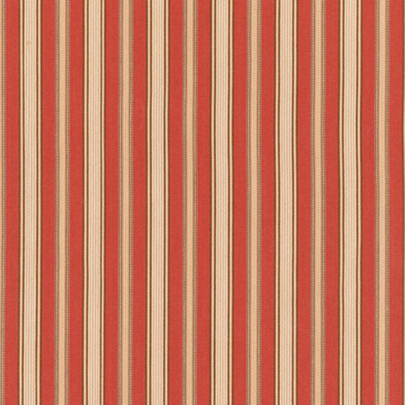 Brook Stripe Brick 62470 by Schumacher Designer Fabric BY NATURE See Sample FRANCE HEAVY DUTY </p><p>Repeat: Horizontal: 1 3/4" (4CM) and Vertical: - 56" WIDE (142CM) - Swanky Fabrics -