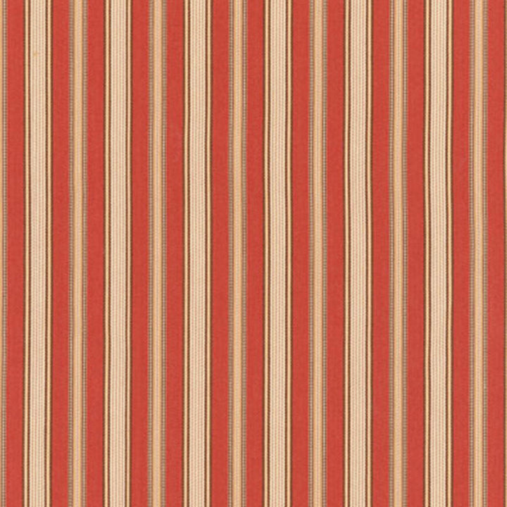 Brook Stripe Brick 62470 by Schumacher Designer Fabric BY NATURE See Sample FRANCE HEAVY DUTY </p><p>Repeat: Horizontal: 1 3/4" (4CM) and Vertical: - 56" WIDE (142CM) - Swanky Fabrics -