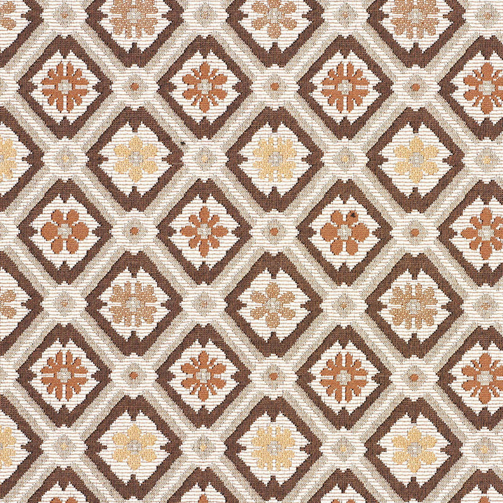 Savonnerie Tapestry Brown 62494 by Schumacher Designer Fabric CLASSIC WOVENS II See Sample FRANCE HEAVY DUTY </p><p>Repeat: Horizontal: 5 7/8" (15CM) and Vertical: 6 1/4" (16CM) 59" (150CM) - Swanky Fabrics -