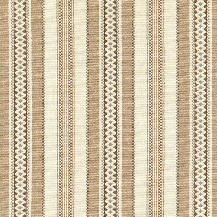 Wiltshire Stripe Sand 62501 by Schumacher Designer Fabric CHROMA See Sample INDIA LIGHT DUTY </p><p>Repeat: Horizontal: 4 1/2" (11CM) and Vertical: - 55" WIDE (140CM) - Swanky Fabrics -