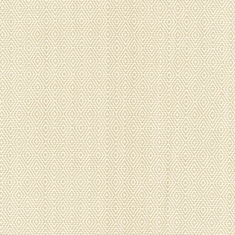 Hampton Court Diamond Ivory 62531 by Schumacher Designer Fabric CHROMA See Sample INDIA LIGHT DUTY </p><p>Repeat: Horizontal: 7/8" (2CM) and Vertical: 1" (3CM) 53" WIDE (135CM) - Swanky Fabrics -