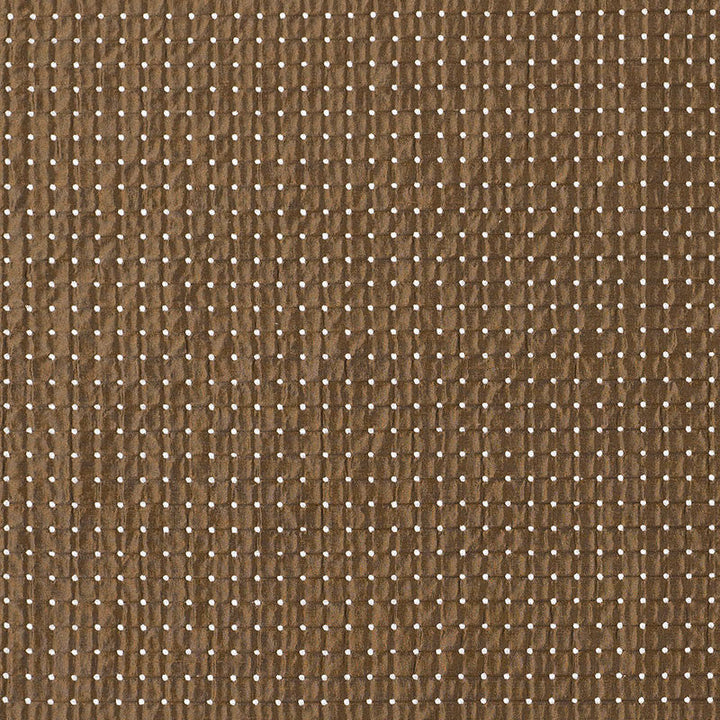 Dotted Silk Weave Mocha 62553 by Schumacher Designer Fabric CHROMA SILK 75% POLYESTER 25% INDIA </p><p>Repeat: Horizontal: 3/8" (1CM) and Vertical: 3/8" (1CM) 53 - Swanky Fabrics -