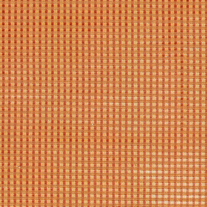 Trianon Velvet Check Terracotta 62590 by Schumacher Designer Fabric CHROMA See Sample BELGIUM MEDIUM DUTY </p><p>Repeat: Horizontal: 3/8" (1CM) and Vertical: 3/8" (1CM) 53 1/2" WIDE (136CM) - Swanky Fabrics -