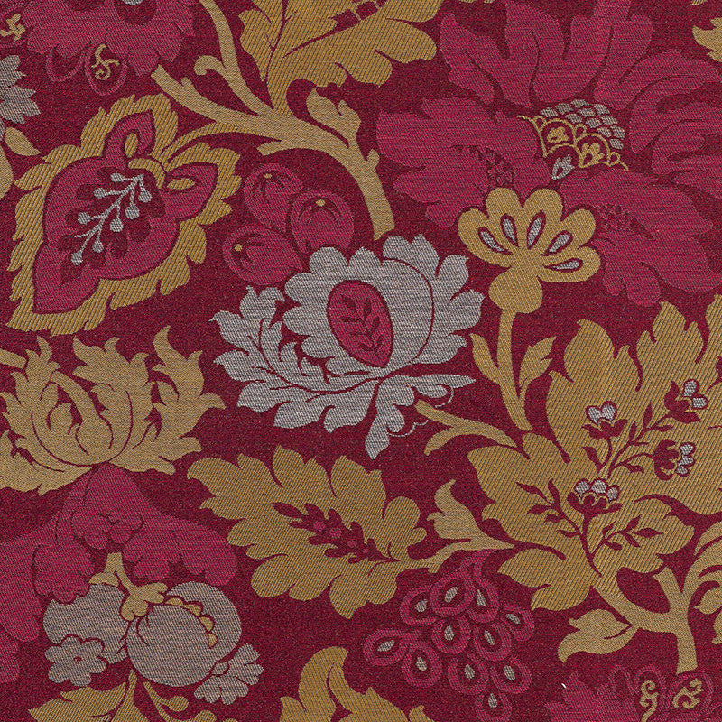 Astana Weave Mulberry 62691 by Schumacher Designer Fabric CLASSIC WOVENS VISCOSE 44% COTTON 36% UNITED KINGDOM MARTINDALE 12,000 </p><p>Repeat: Horizontal: 25 3/4" (65CM) and Vertical: 51" (130CM) 51.125 - Swanky Fabrics -