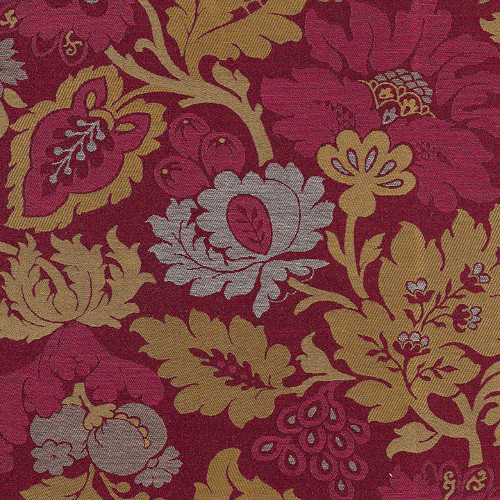 Astana Weave Mulberry 62691 by Schumacher Designer Fabric CLASSIC WOVENS VISCOSE 44% COTTON 36% UNITED KINGDOM MARTINDALE 12,000 </p><p>Repeat: Horizontal: 25 3/4" (65CM) and Vertical: 51" (130CM) 51.125 - Swanky Fabrics -