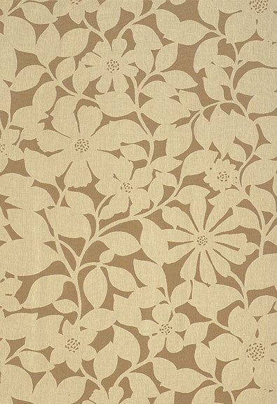 Bora Bora Teak 62803 by Schumacher Designer Fabric Plein-Air 100% Acrylic Martindale 9,000 Horizontal: 28.75 and Vertical: 30.25 57.5 - Swanky Fabrics -