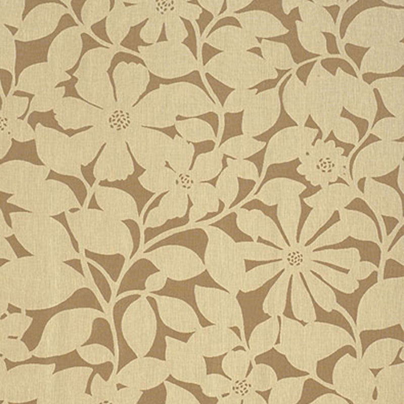 Bora Bora Teak 62803 by Schumacher Designer Fabric PLEIN AIR II INDOOR/OUTDOOR See Sample FRANCE . </p><p>Repeat: Horizontal: 28 3/4" (73CM) and Vertical: 30 1/4" (77CM) 57 1/2" WIDE (146CM) - Swanky Fabrics -