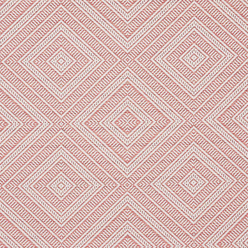 Tortola Indoor/Outdoor Coral 62847 by Schumacher Fabric Schumacher Fabric Tortola Indoor/Outdoor Coral 62847Fabric ACRYLIC 100% FRANCE </p><p>Repeat: H: HORZ. 14 1/2" (37CM), V: VERT. 13" (33CM) 56.4 - Fabric Carolina -