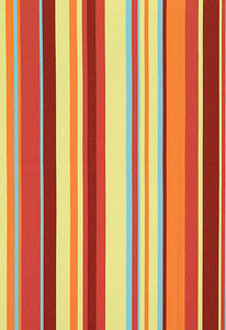 Schumacher Fabric Delray Stripe Sorbet 62890