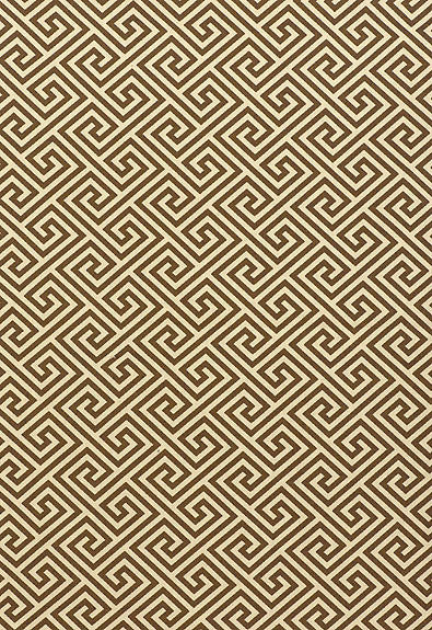 St. Tropez Teak 62906 by Schumacher Designer Fabric Plein-Air 100% Polyolefin Wyzenbeek 51,000 Horizontal: 3.375 and Vertical: 3.125 54 - Swanky Fabrics -