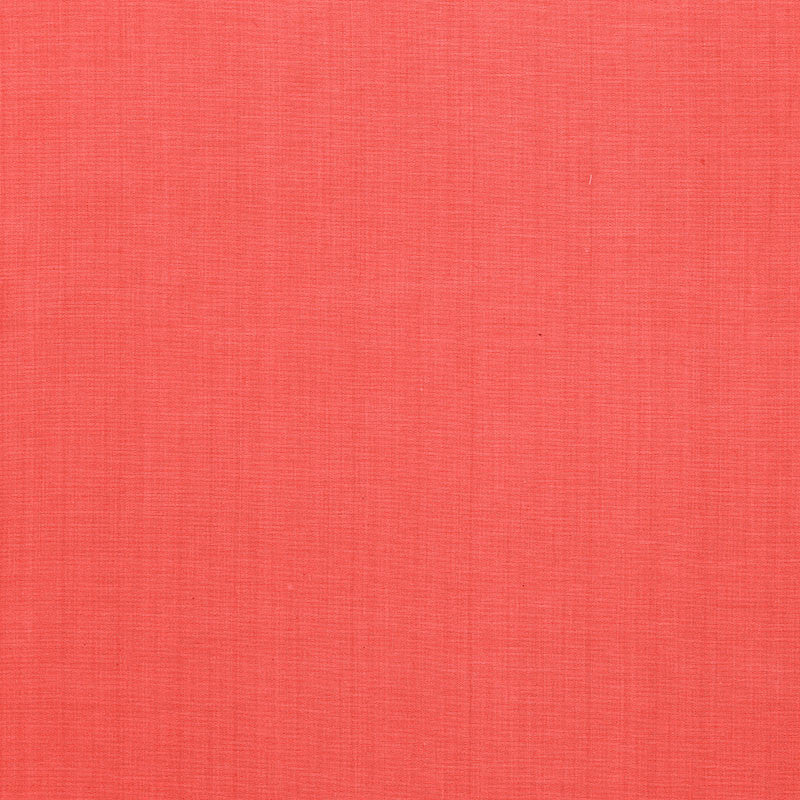 Avery Cotton Plain Coral 62945 by Schumacher Designer Fabric CHROMA S14 COTTON 100% INDIA MARTINDALE 12,000 </p><p>Repeat: Horizontal: and Vertical: 54 - Swanky Fabrics -
