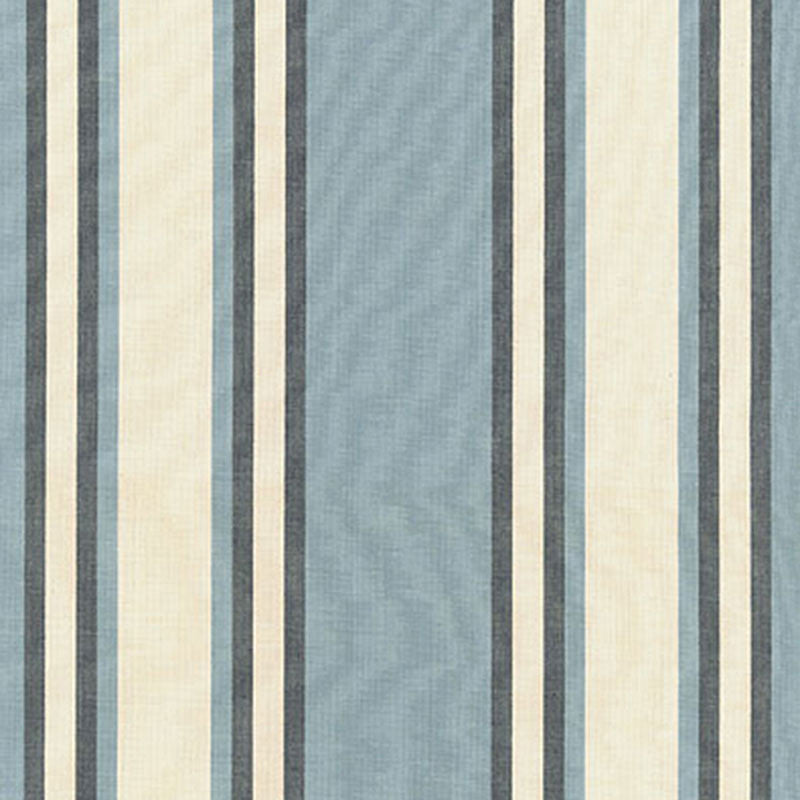 Seneca Cotton Stripe Chambray/ Indigo 62980 by Schumacher Designer Fabric COUNTRY HOUSE COTTONS See Sample INDIA . </p><p>Repeat: Horizontal: 6 3/4" (17CM) and Vertical: - 54" WIDE (137CM) - Swanky Fabrics -