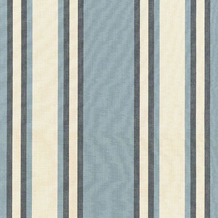Seneca Cotton Stripe Chambray/ Indigo 62980 by Schumacher Designer Fabric PERENNIAL FAVORITES COTTON 100% INDIA MARTINDALE 7,500 </p><p>Repeat: Horizontal: 6 3/4" (17CM) and Vertical: 54 - Swanky Fabrics -