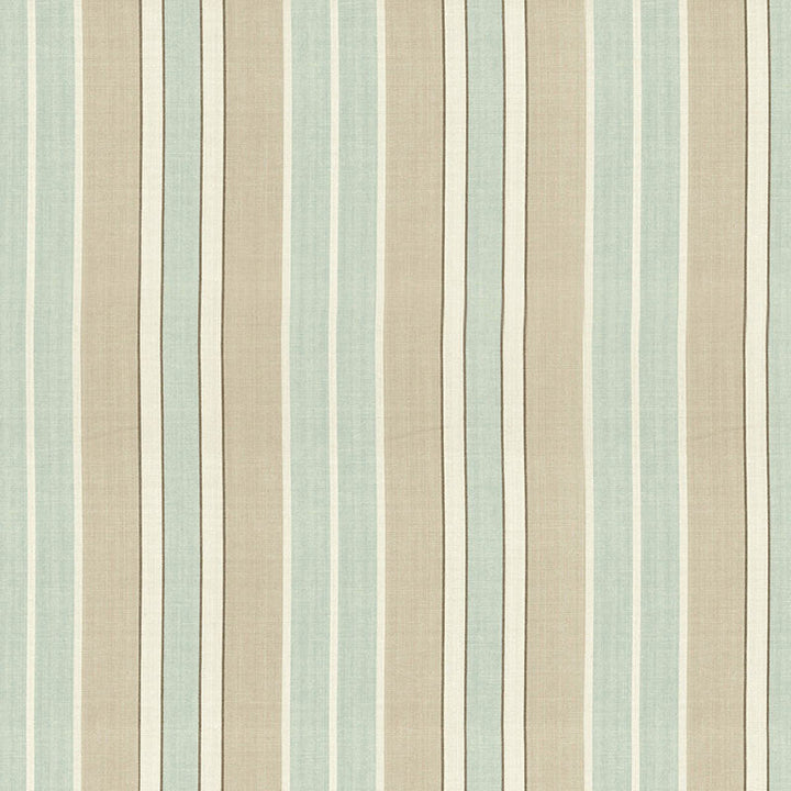 Beacon Cotton Stripe Aqua/Flax/Ivory 62991 by Schumacher Fabric Schumacher Fabric Beacon Cotton Stripe Aqua/Flax/Ivory 62991Fabric COTTON 100% INDIA </p><p>Repeat: H: HORZ. 6 3/4" (17CM) , V: 54 - Fabric Carolina -