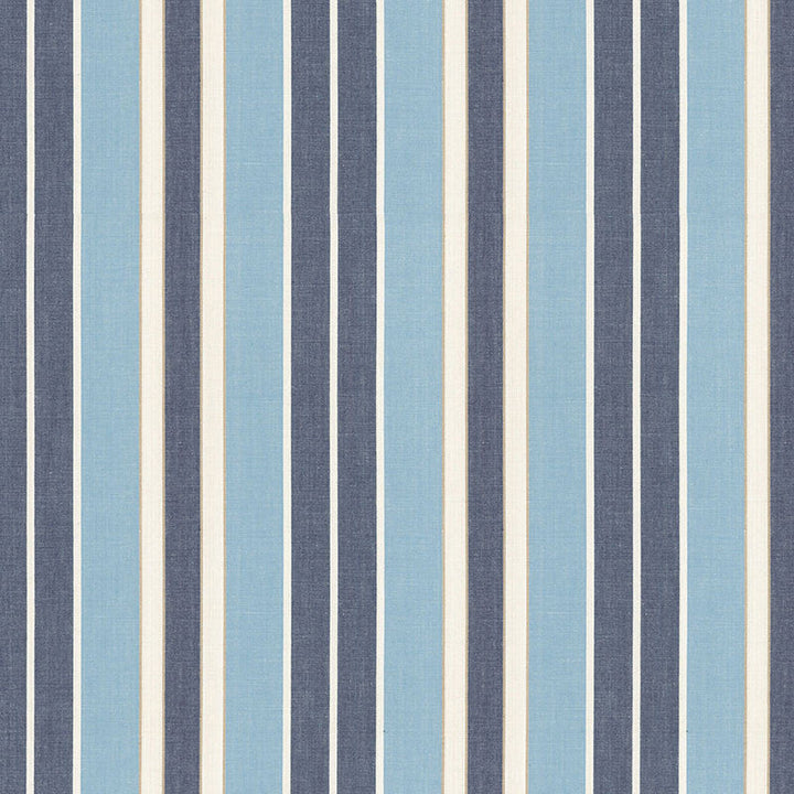 Beacon Cotton Stripe Chambray/Indigo/Ivory 62993 by Schumacher Fabric Schumacher Fabric Beacon Cotton Stripe Chambray/Indigo/Ivory 62993Fabric COTTON 100% INDIA </p><p>Repeat: H: HORZ. 6 3/4" (17CM) , V: 54 - Fabric Carolina -
