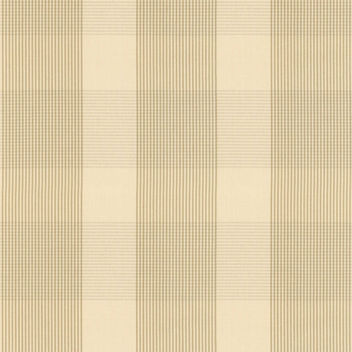 Avon Gingham Plaid Flax/Ivory 63021 by Schumacher Designer Fabric COUNTRY HOUSE COTTONS See Sample INDIA . </p><p>Repeat: Horizontal: 6 3/4" (17CM) and Vertical: 6 3/4" (17CM) 54" WIDE (137CM) - Swanky Fabrics -