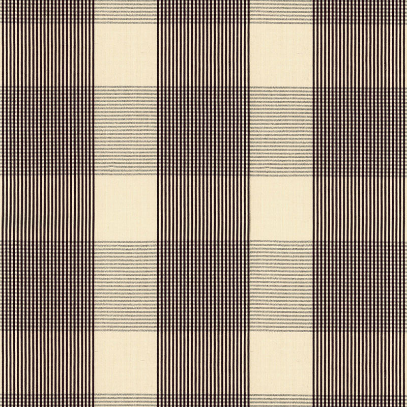 Avon Gingham Plaid Black/Ivory 63025 by Schumacher Fabric Schumacher Fabric Avon Gingham Plaid Black/Ivory 63025Fabric COTTON 100% INDIA </p><p>Repeat: H: HORZ. 6 3/4" (17CM) , V: VERT. 6 3/4" (17CM) 54 - Fabric Carolina -