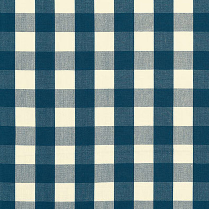 Camden Cotton Check Indigo 63039 by Schumacher Designer Fabric CHROMA SP14 COTTON 100% INDIA MARTINDALE 7,500 </p><p>Repeat: Horizontal: 3" (8CM) and Vertical: 3" (8CM) 54 - Swanky Fabrics -