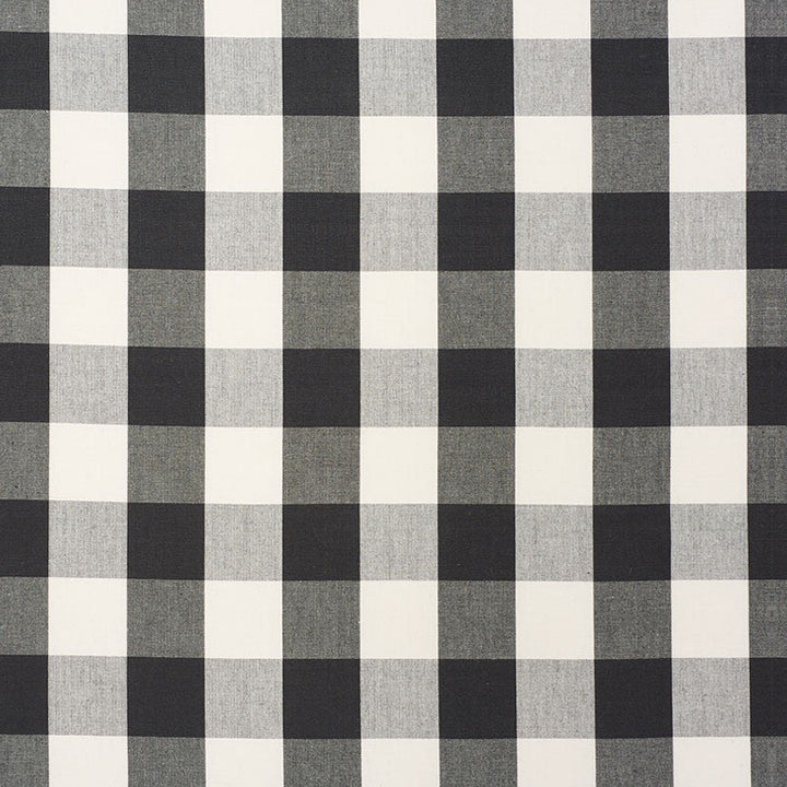 Camden Cotton Check Black 63044 by Schumacher Fabric Schumacher Fabric Camden Cotton Check Black 63044Fabric COTTON 100% INDIA </p><p>Repeat: H: HORZ. 3" (8CM) , V: VERT. 3" (8CM) 54 - Fabric Carolina -