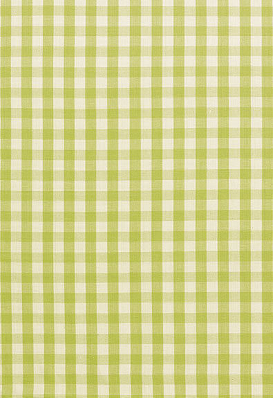 Elton Cotton Check Pear 63055 by Schumacher Designer Fabric COLLECTION-NAME-TBA-63050 100% Cotton Martindale 7,500 Horizontal: 1.25 and Vertical: 1.25 54 - Swanky Fabrics -