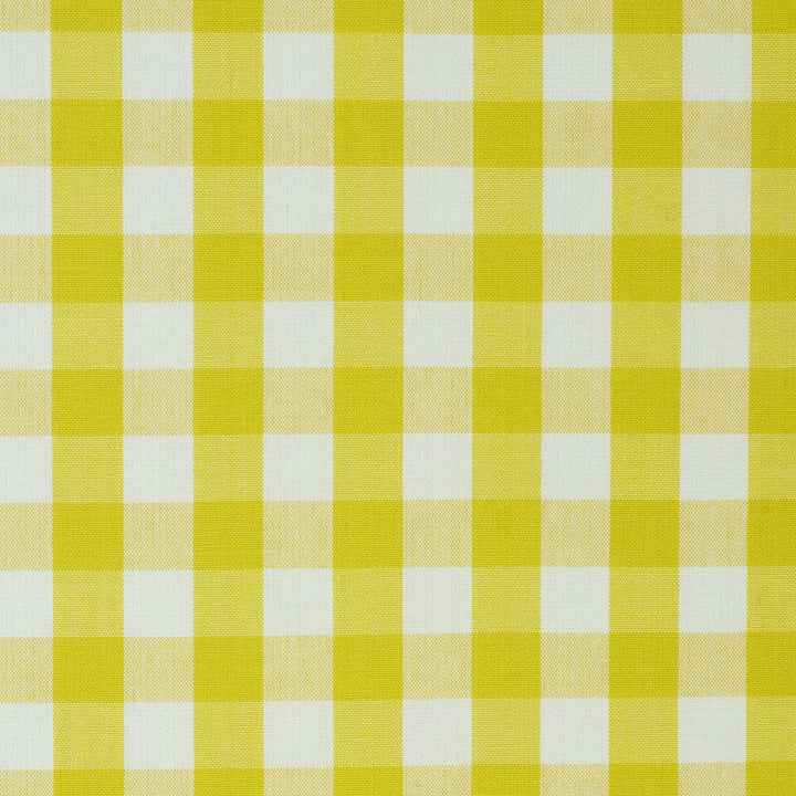 Elton Cotton Check Yellow 63069 by Schumacher Fabric Schumacher Fabric Elton Cotton Check Yellow 63069Fabric COTTON 100% INDIA </p><p>Repeat: H: HORZ. 1 1/4" (3CM), V: VERT. 1 1/4" (3CM) 54 - Fabric Carolina -