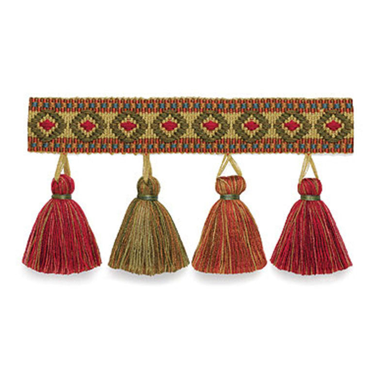 Pembury Tassel Fringe Rosewood 63150 by Schumacher Fabric Schumacher Fabric Pembury Tassel Fringe Rosewood 63150Fabric ACRYLIC 99% AUSTRALIA </p><p>Repeat: H: , V: 2.75 - Fabric Carolina -