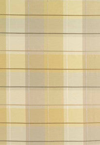 Schumacher Fabric Coin Silk Plaid Alabaster 63360