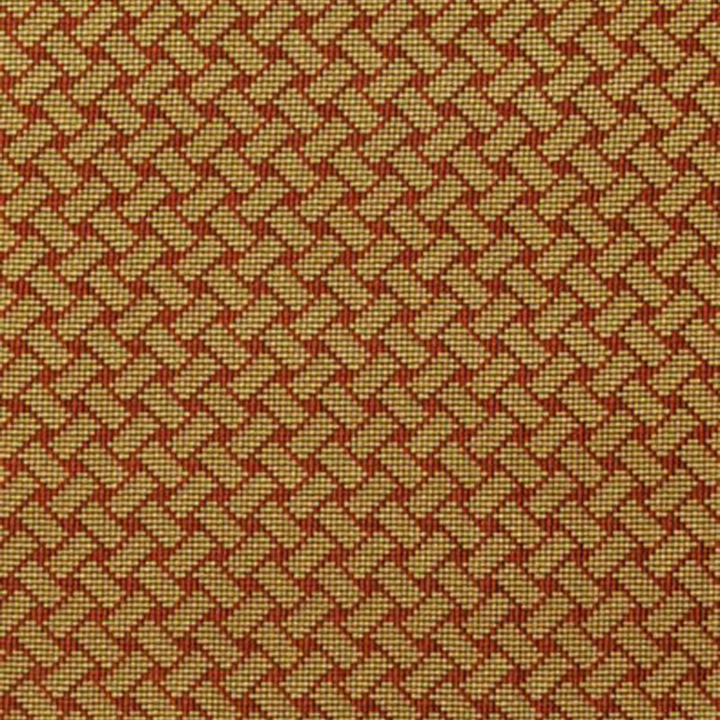 Bristol Weave Pomegranate 63393 by Schumacher Designer Fabric ESSENTIALS: SMALL-SCALE UPHOLSTERY I See Sample UNITED STATES OF AMERICA HEAVY DUTY </p><p>Repeat: Horizontal: 7/8" (2CM) and Vertical: 7/8" (2CM) 52" WIDE (132CM) - Swanky Fabrics -