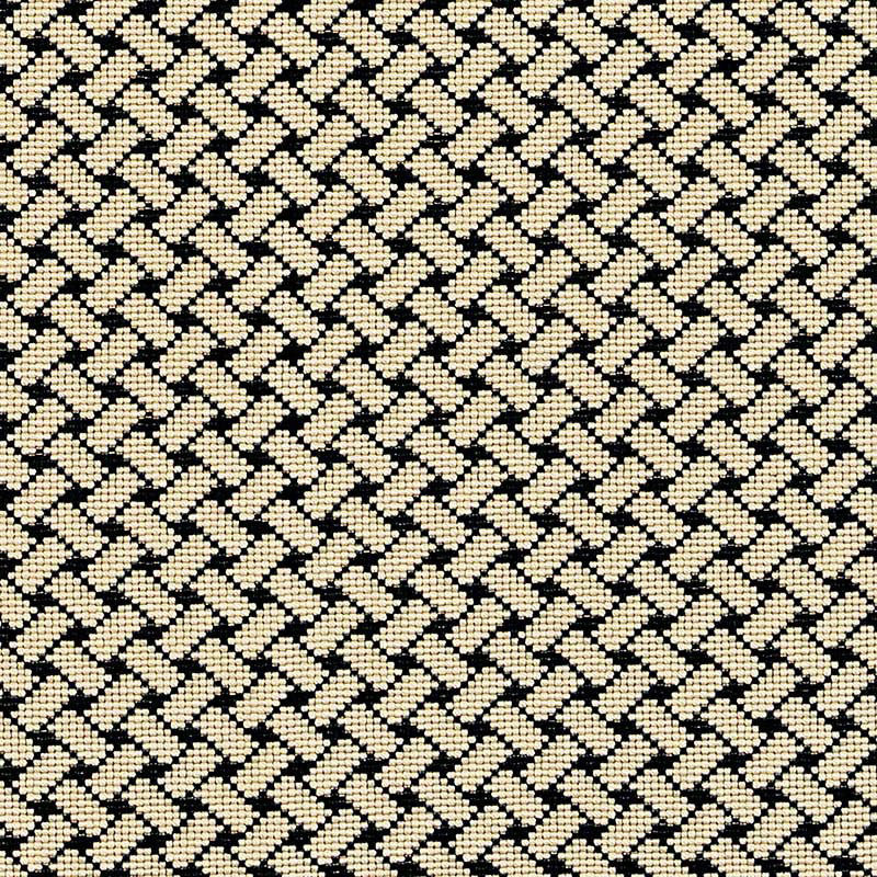 Bristol Weave Noir 63397 by Schumacher Fabric Schumacher Fabric Bristol Weave Noir 63397Fabric VISCOSE 97% UNITED STATES OF AMERICA </p><p>Repeat: H: HORZ. 7/8" (2CM) , V: VERT. 7/8" (2CM) 52 - Fabric Carolina -