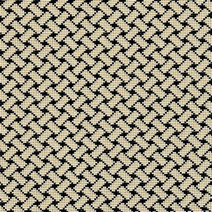 Bristol Weave Noir 63397 by Schumacher Fabric Schumacher Fabric Bristol Weave Noir 63397Fabric VISCOSE 97% UNITED STATES OF AMERICA </p><p>Repeat: H: HORZ. 7/8" (2CM) , V: VERT. 7/8" (2CM) 52 - Fabric Carolina -