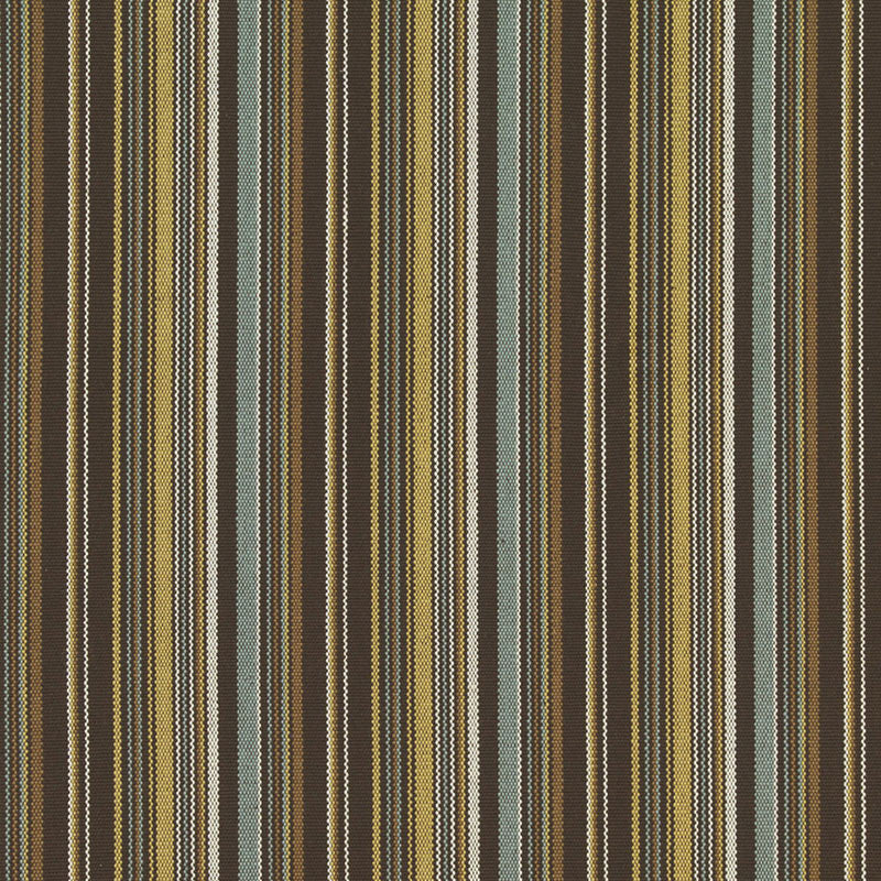 Malibu Stripe Chocolate 63454 by Schumacher Designer Fabric CHROMA See Sample INDIA MEDIUM DUTY </p><p>Repeat: Horizontal: 4" (10CM) and Vertical: - 54 1/2" WIDE (138CM) - Swanky Fabrics -