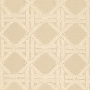 Schumacher Fabric Silk Fret Oyster 63562