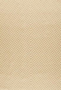Schumacher Fabric Ripple Effect Champagne 63571