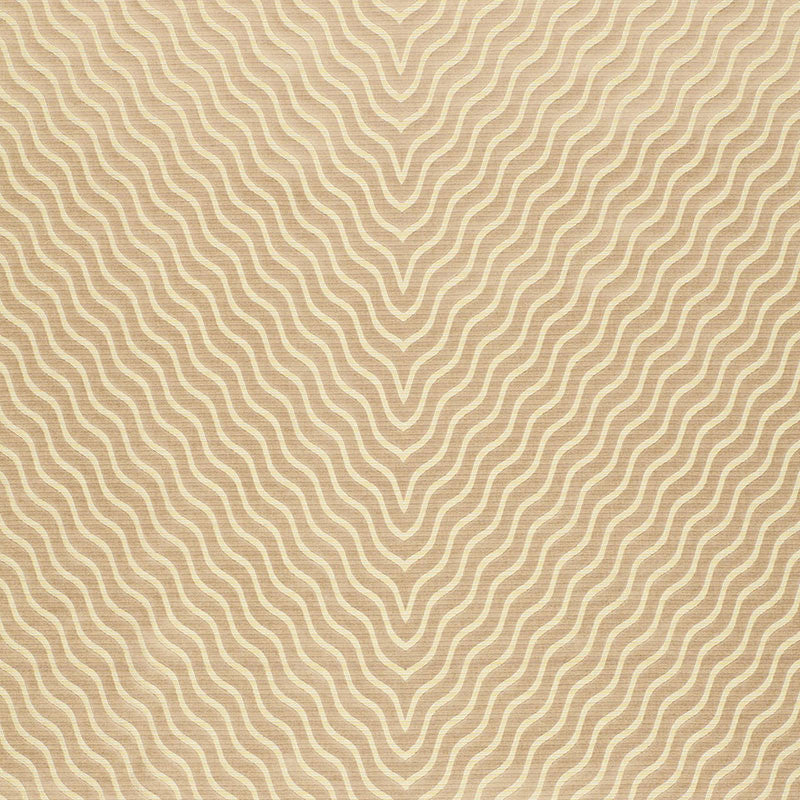 Ripple Effect Champagne 63571 by Schumacher Designer Fabric MODERN GLAMOUR See Sample INDIA . </p><p>Repeat: Horizontal: 27 1/2" (70CM) and Vertical: 2 3/8" (6CM) 55" WIDE (140CM) - Swanky Fabrics -