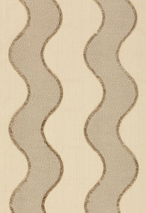 Schumacher Fabric Wavelength Sandstone 63700