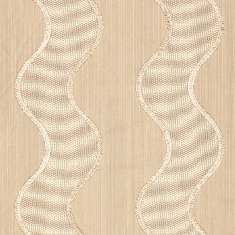 Wavelength Pebble 63701 by Schumacher Designer Fabric MODERN GLAMOUR See Sample ITALY LIGHT DUTY </p><p>Repeat: Horizontal: 9" (23CM) and Vertical: - 54 1/2" WIDE (138CM) - Swanky Fabrics -