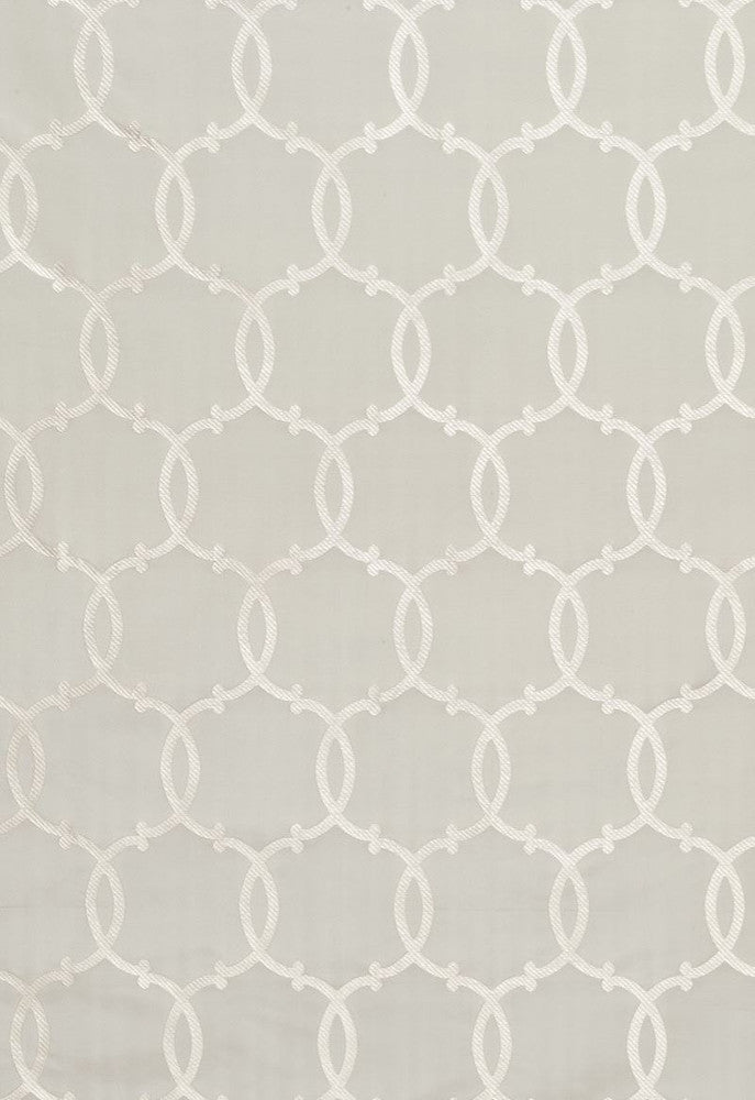 Silk Tracery Pearl 63711 by Schumacher Designer Fabric Modern-Glamour 100% Silk Wyzenbeek 4,000 Horizontal: 4.625 and Vertical: 8.125 54.875 - Swanky Fabrics -