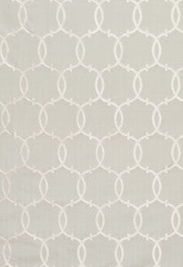 Schumacher Fabric Silk Tracery Pearl 63711