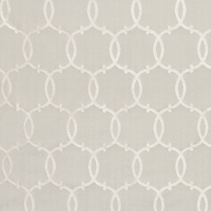 Silk Tracery Pearl 63711 by Schumacher Designer Fabric MODERN GLAMOUR SILK 100% INDIA WYZENBEEK 4,000 </p><p>Repeat: Horizontal: 4 5/8" (12CM) and Vertical: 8 1/8" (21CM) 54.875 - Swanky Fabrics -