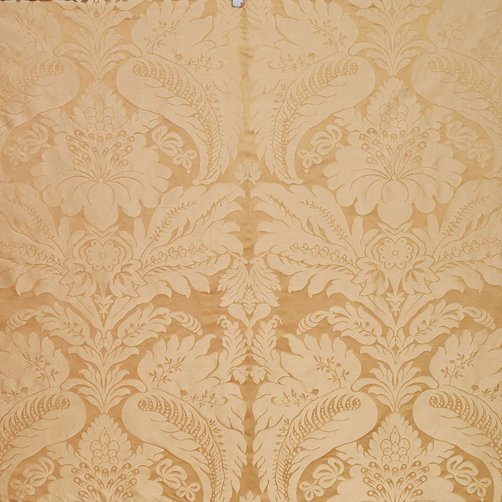 Bennet Silk Damask Travertine 63733 by Schumacher Designer Fabric PEMBERLEY SILKS DUPIONI SILK 65% SILK 35% INDIA </p><p>Repeat: Horizontal: 27" (69CM) and Vertical: 31 1/4" (79CM) 54 - Swanky Fabrics -