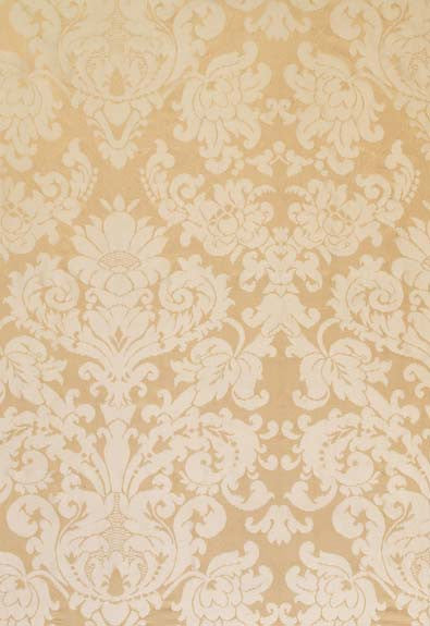 Hatfield Silk Damask Sesame 63740 by Schumacher Designer Fabric Pemberley-Silks 100% Silk - Horizontal: 26.5 and Vertical: 39 53 - Swanky Fabrics -