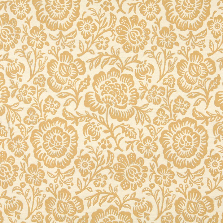 6406 Saffron Floral by Charlotte Designer Fabric Garden Collection 37% Cotton, 36% Rayon, 27% Polyester Asia Exceeds 70,000 Wyzenbeek Rubs (Heavy Duty) </p><p>Repeat: Horizontal: 14" x Vertical: 15" 54 Inches - Swanky Fabrics -