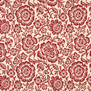 Charlotte Fabric 6408 Garnet Floral