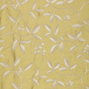 Schumacher Fabric Adelaide Embroidery Linden 64330