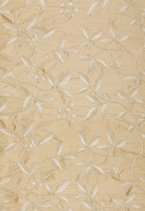 Schumacher Fabric Adelaide Embroidery Blonde 64331