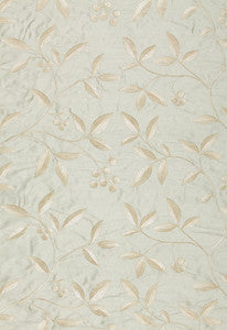 Schumacher Fabric Adelaide Embroidery Ciel 64332