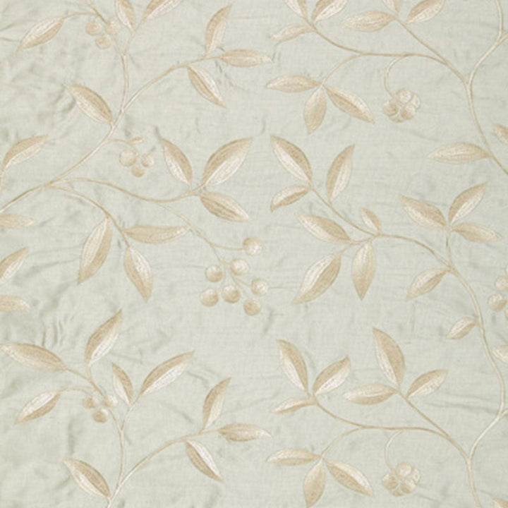 Adelaide Embroidery Ciel 64332 by Schumacher Designer Fabric CHROMA SILK 66% RAYON 34% INDIA </p><p>Repeat: Horizontal: 25 1/2" (65CM) and Vertical: 14 3/4" (37CM) 54 - Swanky Fabrics -